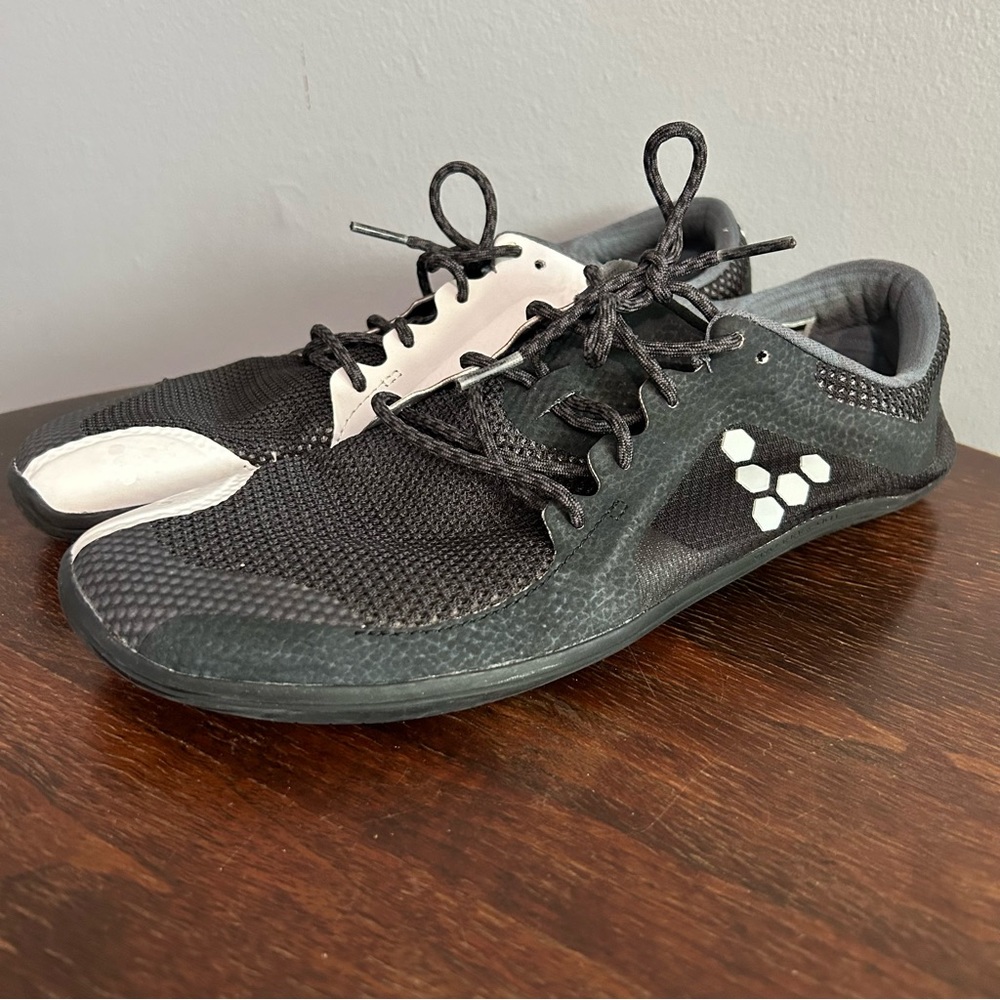 Vivobarefoot 01 Mens Primus Lite Black Mesh Sneaker Shoes US 8 EU 41